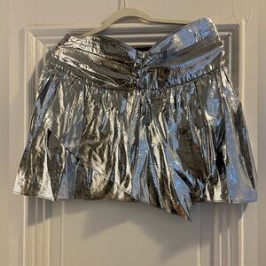 Isabel Marant Shimmering Silver Skirt